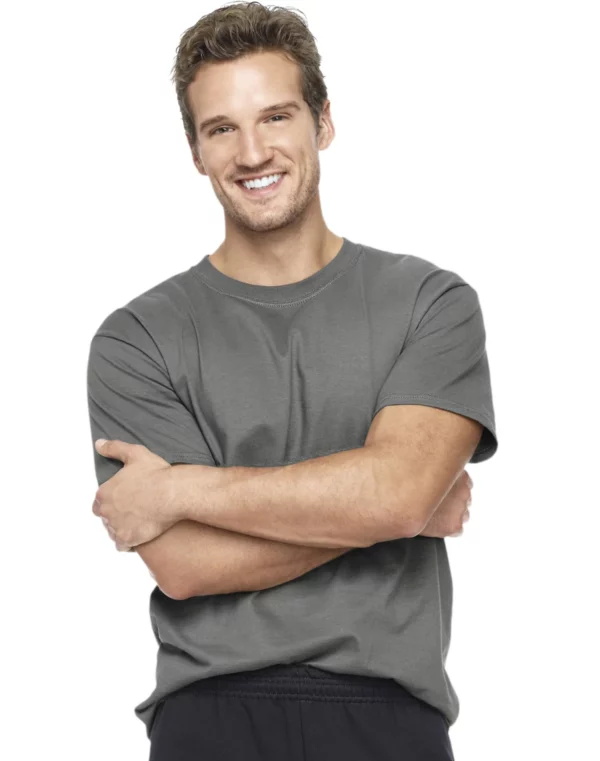 Hanes Mens Tall Beefy-T Crewneck Short-Sleeve T-Shirt Lt-4Xlt